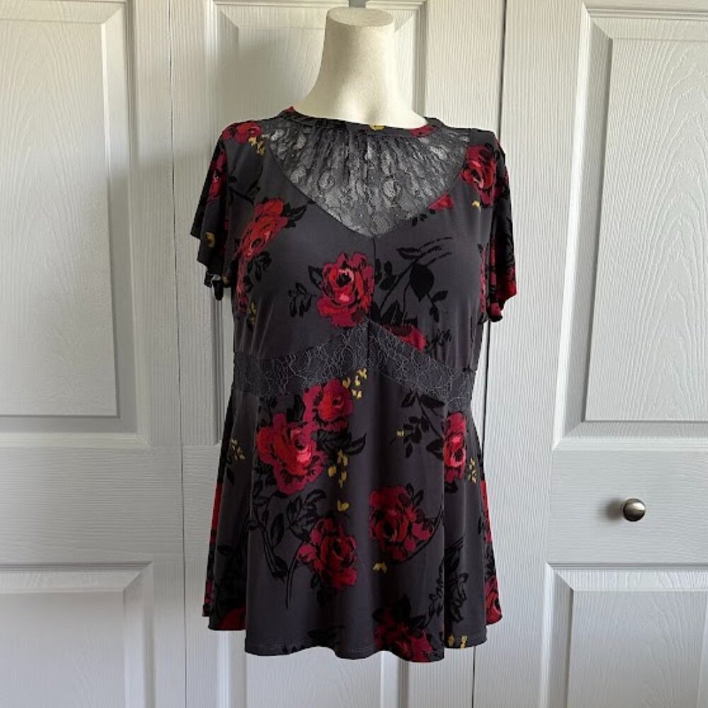 Torrid Floral Blouse